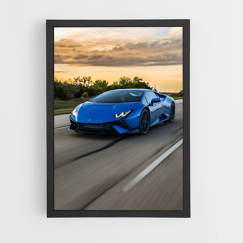 Poster Huracan de Lamba – affiche Lamborghini (vue 2)